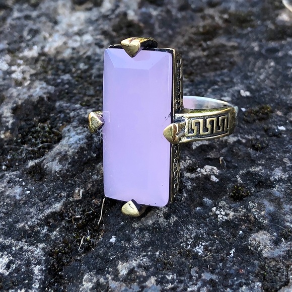 SOLD Rose Quartz Ring - Picture 3 of 8